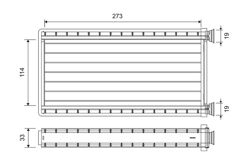 VALEO 811556 Heat Exchanger, interior heating