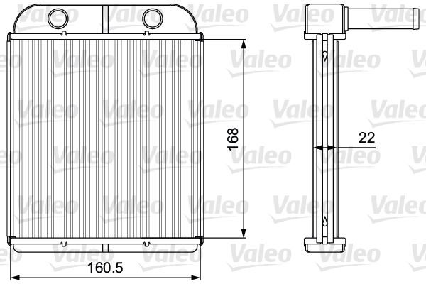 VALEO 811559 Heat Exchanger, interior heating