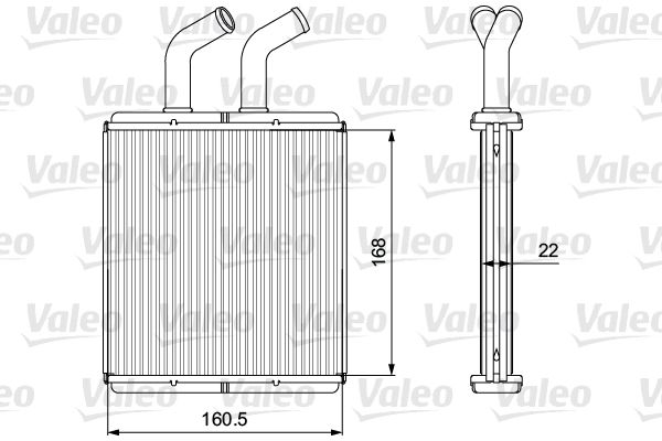 VALEO 811562 Heat Exchanger, interior heating