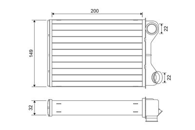 Heat Exchanger, interior heating VALEO 811569