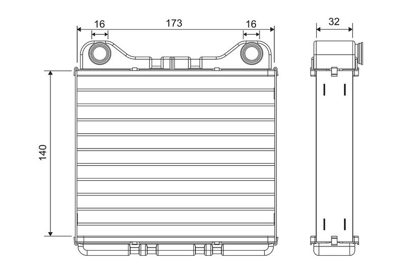VALEO 811574 Heat Exchanger, interior heating