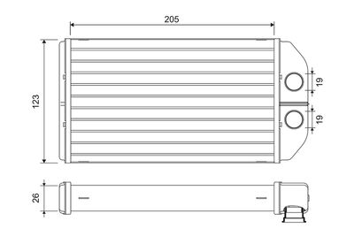 Heat Exchanger, interior heating VALEO 811581