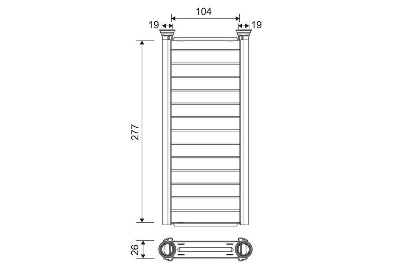VALEO 811585 Heat Exchanger, interior heating