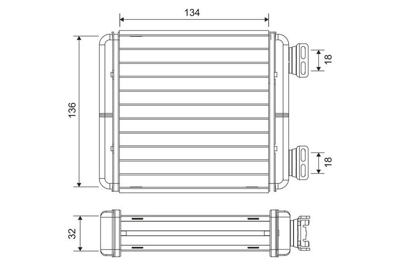 VALEO 811629 Heat Exchanger, interior heating