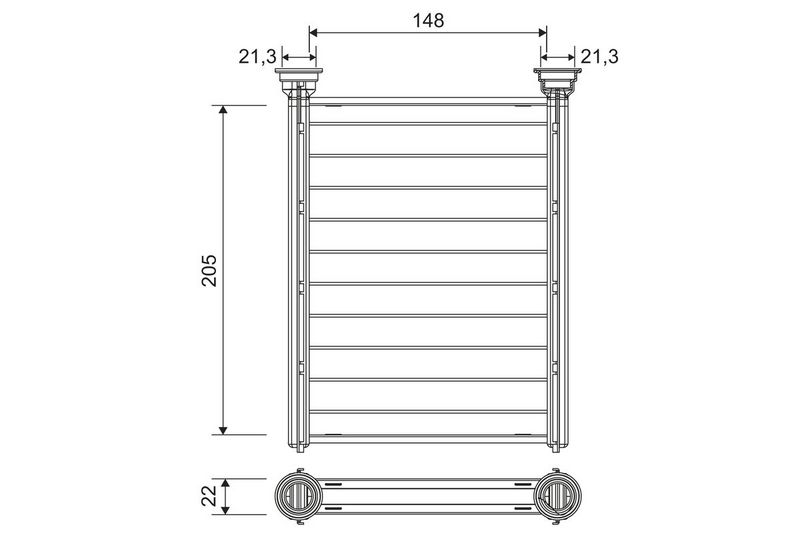 VALEO 811654 Heat Exchanger, interior heating