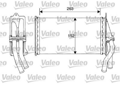 Heat Exchanger, interior heating VALEO 812015