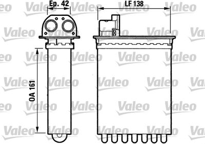 Heat Exchanger, interior heating VALEO 812028