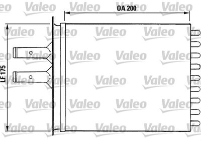 Heat Exchanger, interior heating VALEO 812081