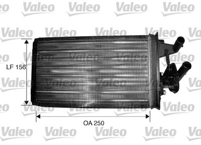 Heat Exchanger, interior heating VALEO 812156
