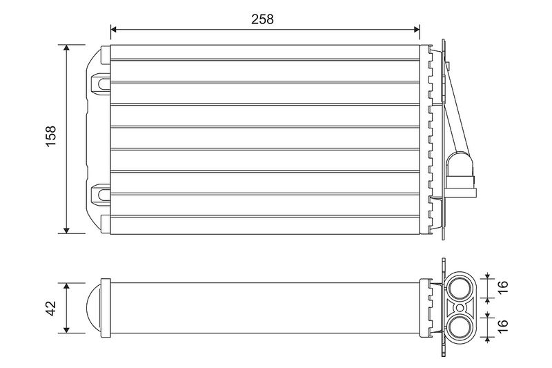 VALEO 812194 Heat Exchanger, interior heating