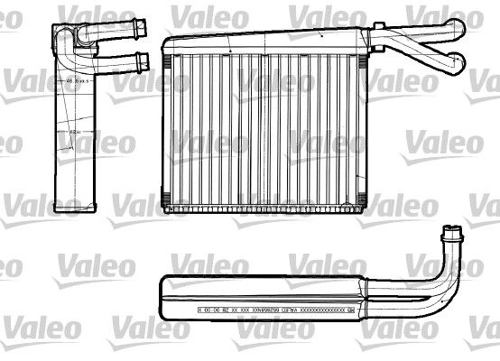 VALEO 812251 Heat Exchanger, interior heating