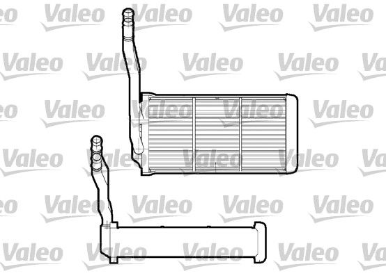 VALEO 812268 Heat Exchanger, interior heating