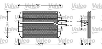 Heat Exchanger, interior heating VALEO 812272