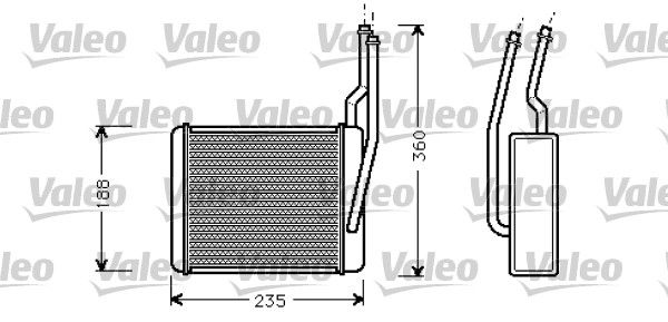 VALEO 812274 Heat Exchanger, interior heating
