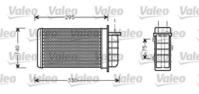 Heat Exchanger, interior heating VALEO 812281