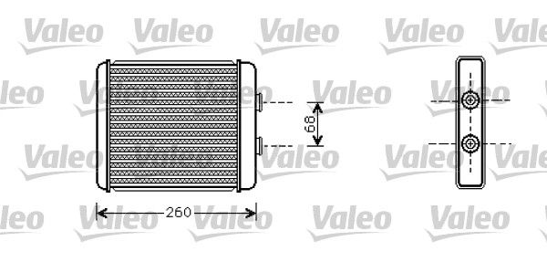 VALEO 812284 Heat Exchanger, interior heating