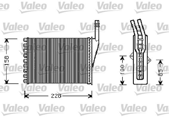 VALEO 812288 Heat Exchanger, interior heating