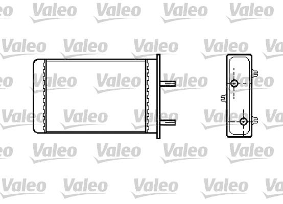 VALEO 812334 Heat Exchanger, interior heating