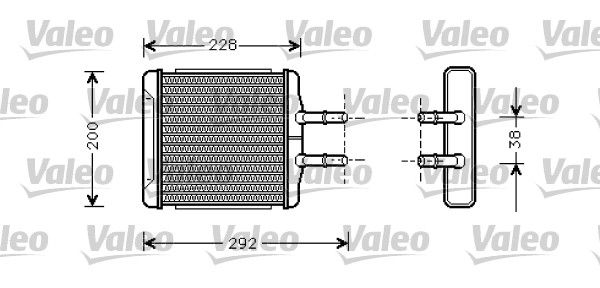 VALEO 812335 Heat Exchanger, interior heating