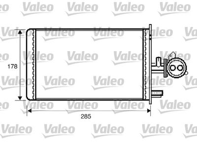 Heat Exchanger, interior heating VALEO 812337