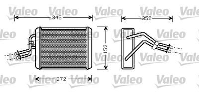 Heat Exchanger, interior heating VALEO 812364