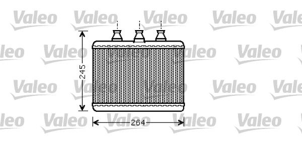 VALEO 812365 Heat Exchanger, interior heating