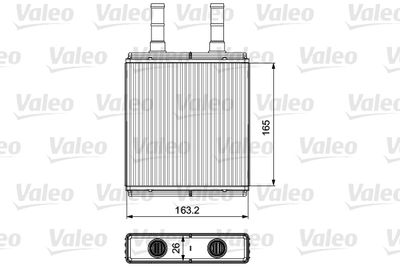 Heat Exchanger, interior heating VALEO 812427