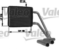 Heat Exchanger, interior heating VALEO 812433