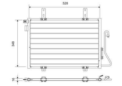 Condenser, air conditioning VALEO 812695