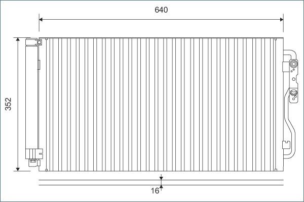 VALEO 812878 Condenser, air conditioning