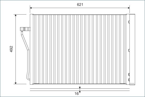 VALEO 812879 Condenser, air conditioning