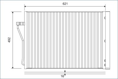 Condenser, air conditioning VALEO 812879