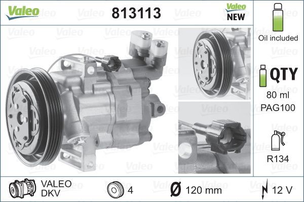 VALEO 813113 Compressor, air conditioning