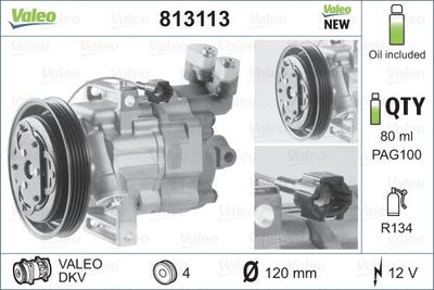 Compressor, air conditioning VALEO 813113