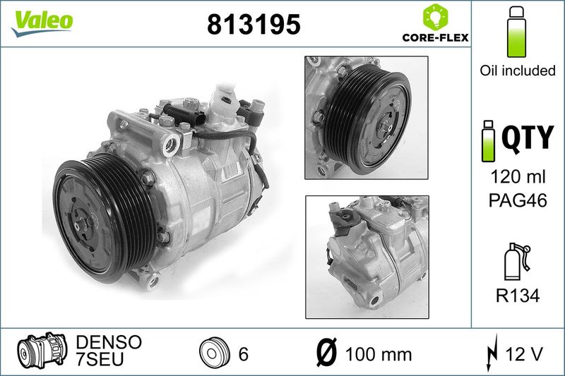 VALEO 813195 Compressor, air conditioning