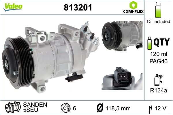 VALEO 813201 Compressor, air conditioning