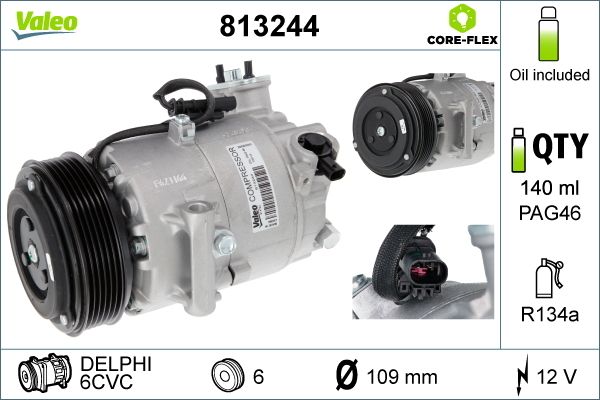 VALEO 813244 Compressor, air conditioning