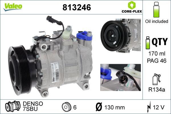 VALEO 813246 Compressor, air conditioning