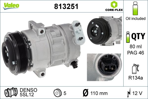 VALEO 813251 Compressor, air conditioning