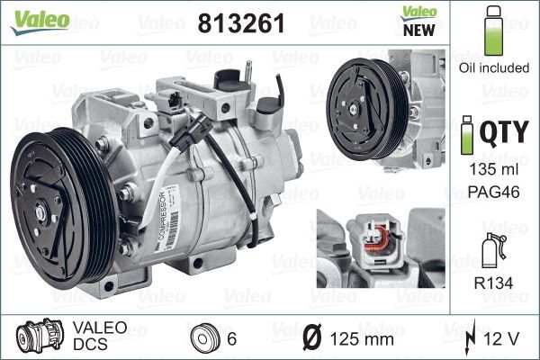 VALEO 813261 Compressor, air conditioning