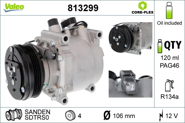 VALEO 813299 Compressor, air conditioning