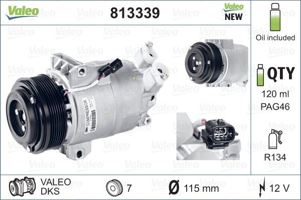 VALEO 813339 Compressor, air conditioning