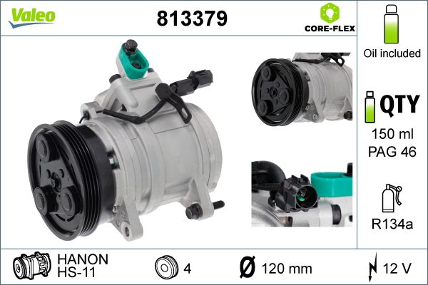 VALEO 813379 Compressor, air conditioning