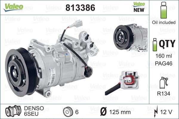 VALEO 813386 Compressor, air conditioning