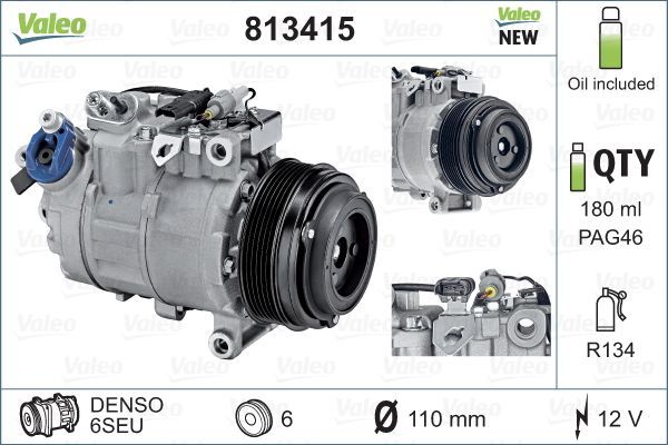 VALEO 813415 Compressor, air conditioning