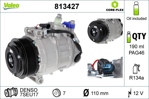 VALEO 813427 Compressor, air conditioning