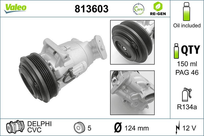 VALEO 813603 Compressor, air conditioning