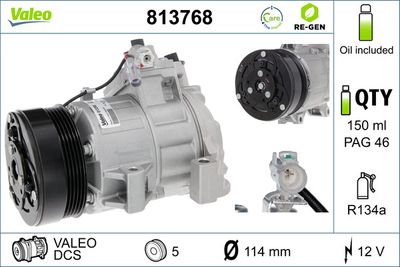 Compressor, air conditioning VALEO 813768