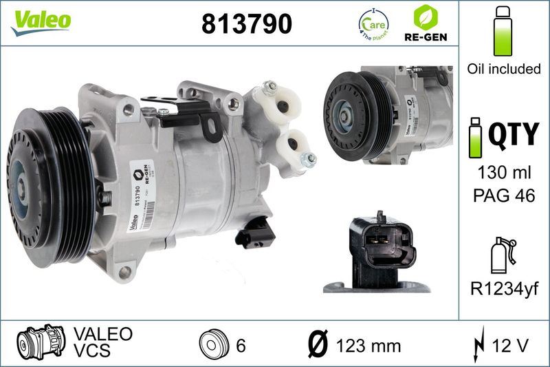 VALEO 813790 Compressor, air conditioning