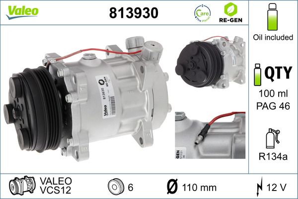 VALEO 813930 Compressor, air conditioning